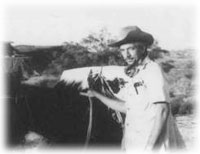 William Sill a caballo