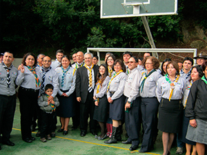 lideres scout con elder Gonzalez